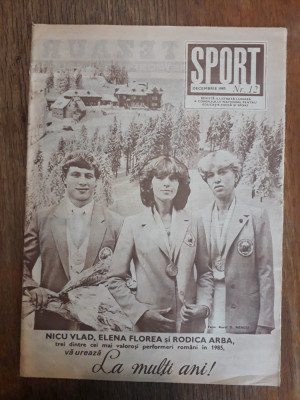 Revista Sport nr. 12 / 1985 / CSP foto