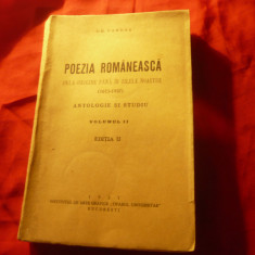 Gh.Cardas - Poezia Romaneasca -origini pana in zilele noastre 1673-1937 vol2