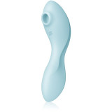 Satisfyer Curvy TRINITY stimulator pentru clitoris Blue 16,4 cm