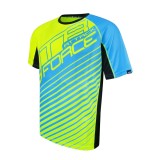 Tricou Force MTB Attack fluo/albastru S Ultimate FactoryBikes