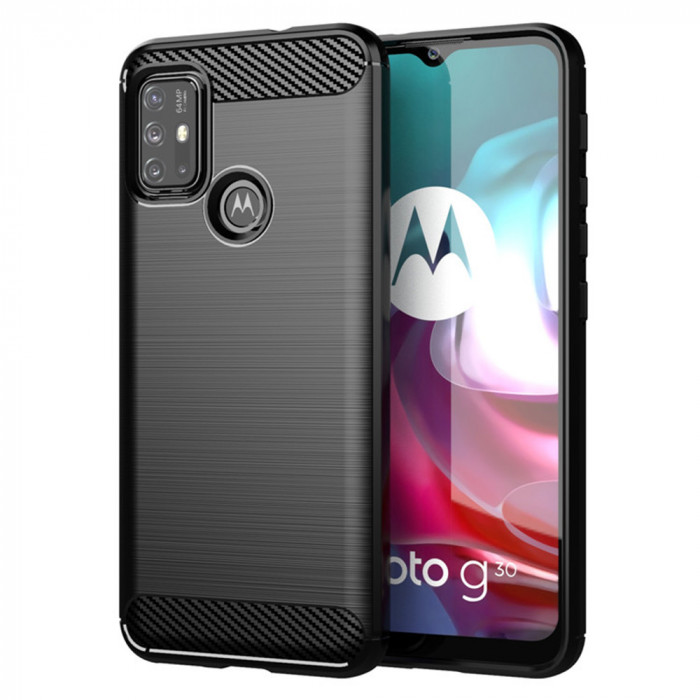 Husa silicon Motorola Moto G30 / G10 - Negru