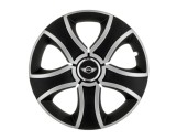 Cumpara ieftin Set 4 capace roti Bis Gri-Negru R14 pentru gama auto Mini Cooper, Autohelix MSA