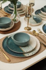 Keramika Set de vesela - Colored - 24 bucăți - 6 persoane - Stoneware