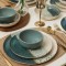 Keramika Set de vesela - Colored - 24 bucăți - 6 persoane - Stoneware
