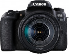 Canon EOS 77D cu Obiectiv 18-135mm IS USM foto