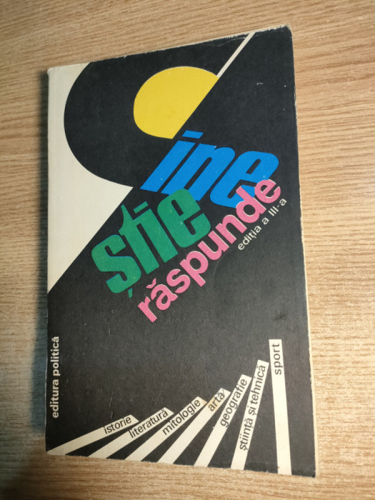 Cine stie raspunde! - Mihai Ferascu (Ed. completata de Antoaneta Iordache) 1977