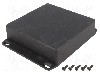 Carcasa aluminiu, 120mmx120mmx34mm, IP65, HAMMOND - 1590WQFLBK