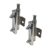 Cumpara ieftin Balama din metal pentru vestiar, inclinata, H 57 mm, 2 buc / set