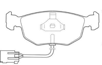 Placute frana Ford Escort 7 (Gal, Aal, Abl), Mondeo 1 (Gbp), Mondeo 2 (Bap), Sierra (Gbg, Gb4), Sierra Hatchback (Gbc, Gbg) SRLine parte montare : Pu