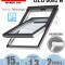 Fereastra mansarda Velux GLU 0051B, poliuretan, 2 sticle, maner jos