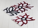 Cumpara ieftin Set 2 Covorase de Baie Naturel Rosu (Acryl), Chilai Home
