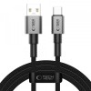 Cablu Date si Incarcare USB-A - USB-C Tech-Protect Ultraboost DNA, 15W, 2m, Gri, Universal