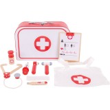 Bigjigs Toys Doctor&rsquo;s Kit set de jucării din lemn 3 y+ 10 buc