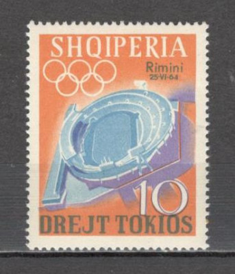 Albania.1963 Expozitia filatelica RIMINI-supr. SA.419 foto