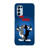 Husa compatibila cu Oppo A54 5G, Viceversa, model Tom vs Butch, Silicon, TPU, Transparent, Carcasa