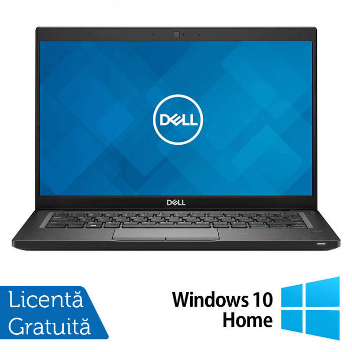 Laptop Refurbished DELL Latitude 7390, Intel Core i5-8250U 1.60 - 3.40GHz, 8GB DDR3, 256GB SSD M.2, 13.5 Inch Full HD, Webcam + Windows 10 Home NewTec