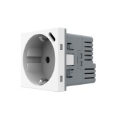 Priza Schuko cu USB-C LIVOLO alb, standard german, serie noua