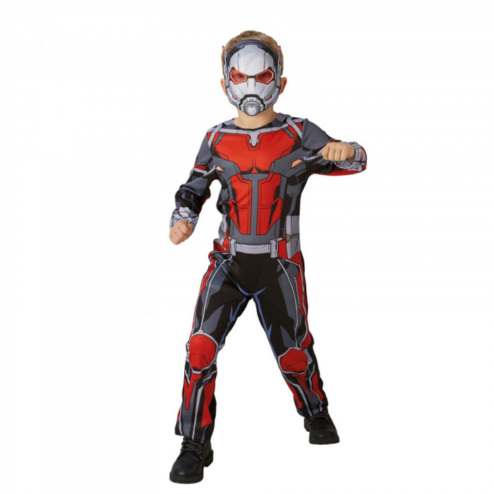 Costum Ant-Man pentru baieti 7-8 ani 128 cm