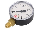 Manometru 0-25 bar 63mm pentru lichide și gaze