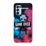 Husa compatibila cu Oppo A74 5G model Game over, Silicon, TPU, Viceversa, Transparent, Carcasa