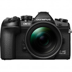 Aparat foto Mirrorless Olympus E-M1 Mark III 20.4 Mpx Black Kit M.Zuiko ED 12-40mm PRO Black foto