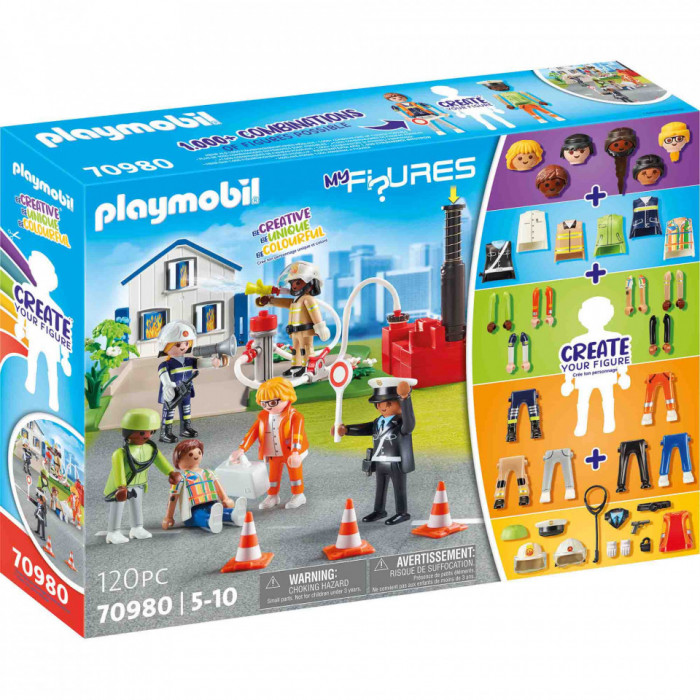 Playmobil - Creeaza Propria Figurina - Misiunea De Salvare