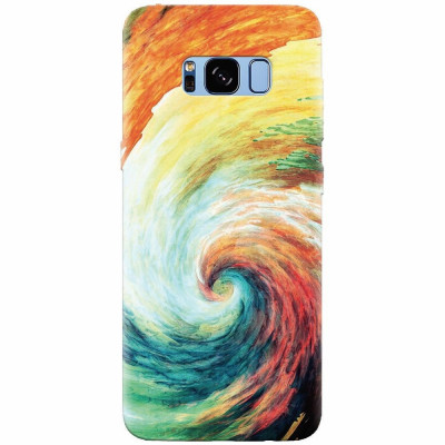 Husa silicon pentru Samsung S8 Plus, Big Wave Painting foto