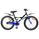 vidaXL Bicicletă pentru Copii 18 Inci pentru 5-7 ani Negru 42009630