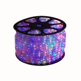 Furtun Luminos Craciun 100m 2300LED Multicolore Cilindric 2Pini 13mm 1007 1005