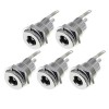 Set 5 bucăți &ndash; Mufă Alimentare DC 12V 5.5mm x 2.1mm &ndash; Conector Mamă, Zella