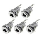 Set 5 bucăți &ndash; Mufă Alimentare DC 12V 5.5mm x 2.1mm &ndash; Conector Mamă