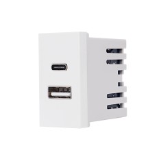 Modul Priza USB A+C 1M LUXION, Standard Italian SmartElectro IntelligentHouse
