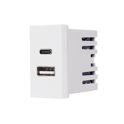 Modul Priza USB A+C 1M LUXION, Standard Italian SmartElectro IntelligentHouse foto