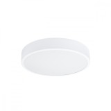 Lustră De Tavan Onyx Alb Aluminiu 1 Bec Rotund Minimalist De Interior