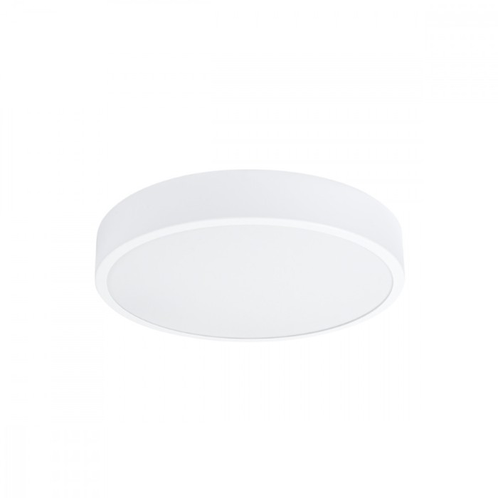 Lustră De Tavan Onyx Alb Aluminiu 1 Bec Rotund Minimalist De Interior