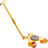 Platforma Dolly capacitate 3000 kg, Placa rotativa, 3 roti, 425 x 335 x 116 mm