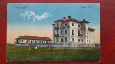 1928 Techirghiol Vila PTT C.P. circ. st. BUNA RARA foto