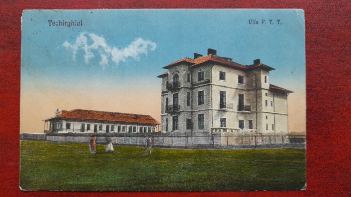 1928 Techirghiol Vila PTT C.P. circ. st. BUNA RARA