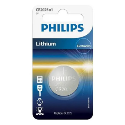 Baterie Lithium Cr2025 Blister 1 Buc Philips foto