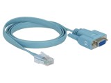 Cablu DELOCK D-Sub 9 pini la RJ45 1m albastru PVC 63341