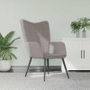 VidaXL Scaun de relaxare, gri taupe, material textil