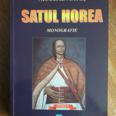 Monografie, Satul Horea - Nicolae Mates, autograf / R5P5S