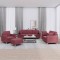 Set canapea cu perne, 4 piese, roșu vin, material textil
