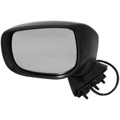 Oglinda usa exterioara Subaru Forester, 03.2021, montare stanga, reglaj electric; carcasa neagra; sticla plana; sticla crom; 16 gauri / 7 pini,