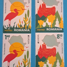 TIMBRE ROMANIA LP 1938/2012 VIZITATI ROMÂNIA -EUROPA 2012 -Serie în pereche -MNH