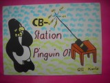 HOPCT 15008 PINGUIN 07 -GERMANIA--CARTE POSTALA RADIO AMATOR / RADIOAMATORI CARICATURA -CIRCULATA