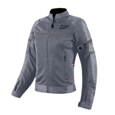 Geaca (jacheta) femei pentru scuter - motocicleta Racing vara Seventy model SD-JR30.2 Mojave culoare: gri ice Gri ice L