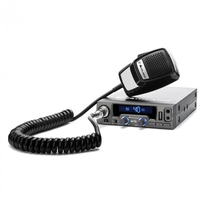 Statie radio CB Midland M10, Squelch automat digital, Putere de emisie 4W