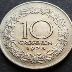 Moneda istorica 10 GROSCHEN - AUSTRIA, anul 1925 *cod 2999 A