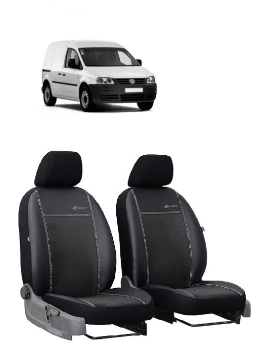 Set huse piele Alcantara VW CADDY (2004-2010) 2 Locuri